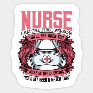 Nurse Sticker